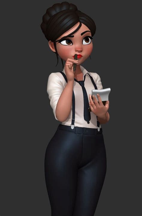 Waitress François Boquet Character Design Animation Cartoon