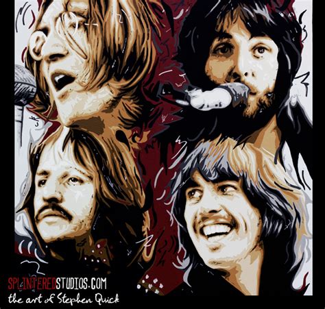 The Beatles Let It Be Painting The Art Of Stephen Quick Splintered