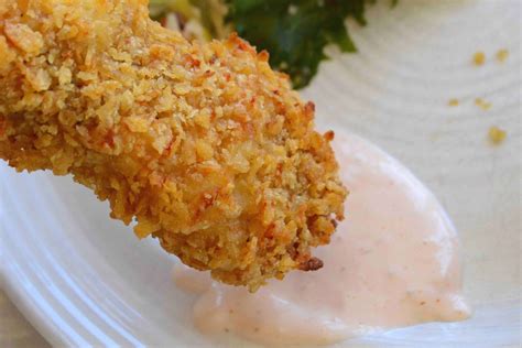 Potato Chip Crusted Chicken Tenders With Special Sauce — Unwritten Recipes