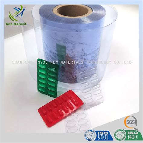 Mm Microns Clear Transparent Rigid Pvc Pvdc Film For