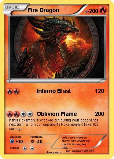 Pokémon Fire Dragon 575 575 - Inferno Blast - My Pokemon Card