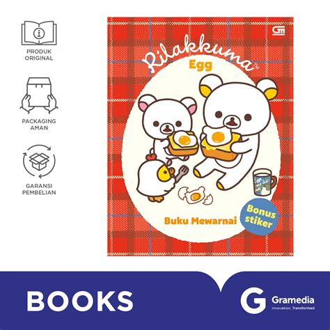 Buku Rilakkuma Egg Buku Mewarnai Lazada Indonesia