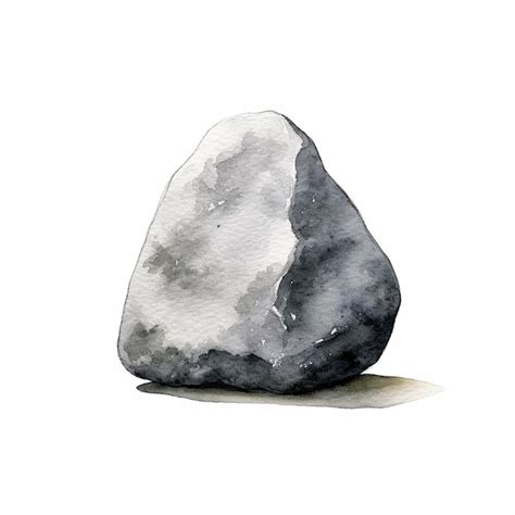 Premium Ai Image There Is A Large Rock That Is Sitting On The Ground