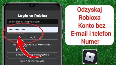 Jak Odzyska Konto Roblox Bez Adresu E Mail I Numeru Telefonu