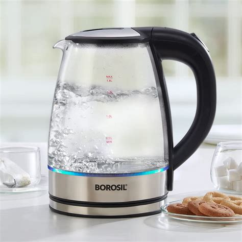 borosil electric  litre  watts glass kettle transparent