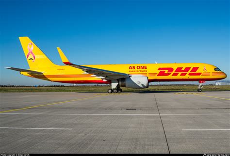 G DHKU DHL Aviation Boeing 757 223 PCF WL Photo By Niclas Karich ID