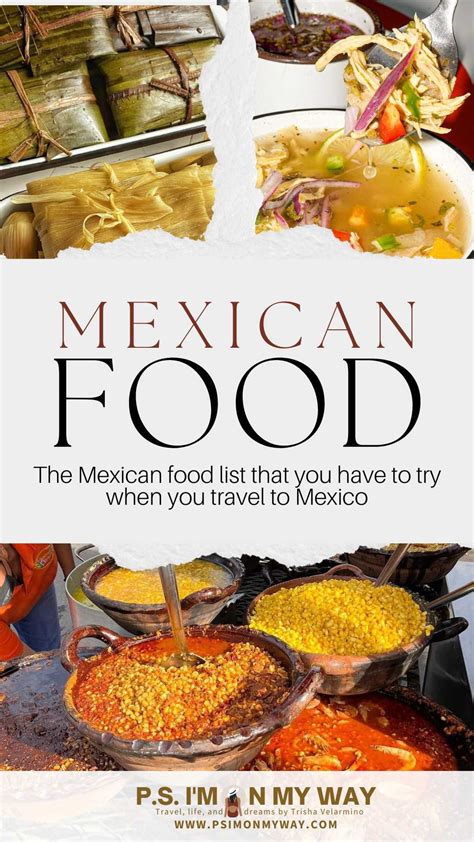 Mexican food list 2023 40 mexican dishes to try when you travel to ...