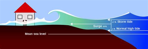 Hurricane Storm Surge Diagram