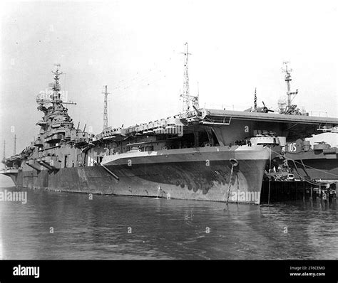 Uss Bon Homme Richard Cv 31 Docked At Naval Air Station Alameda On 27