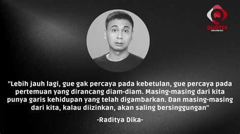 Raditya Dika Best Quotes Ii Quotes Indonesia Youtube