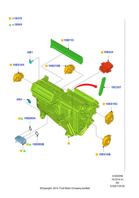 Heater Air Cond External Components Ford Mondeo Cng