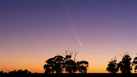 The Comet Of The Century C 2023 A3 Becomes Visible At Sunset Where