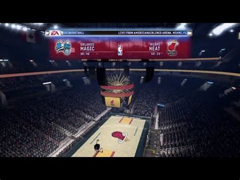 Miami Heat Vs Orlando Magic Nba Live Simulation Youtube