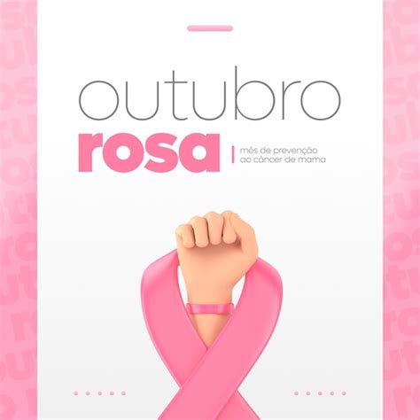 Modelo De Postagem De Mídia Social De Outubro Rosa De Conscientização