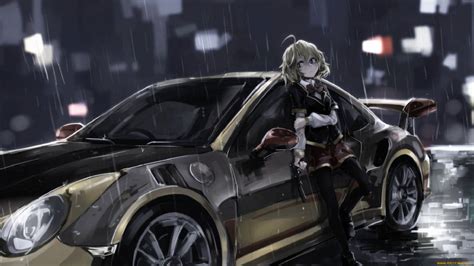 🔥 Free Download Anime Girl With Car Wallpaper Desktop By Bentongkalibon ...