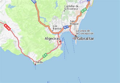 MICHELIN Algeciras map - ViaMichelin