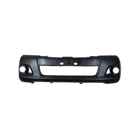 Bumper Delantero Toyota Hilux Con Rejilla Central Negro AWD Con Agujero