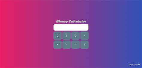 GitHub - Alitindrawan24/Binary-Calculator: Binary Calculator