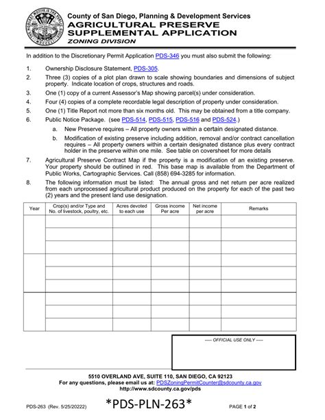 Form Pds 263 Fill Out Sign Online And Download Printable Pdf County