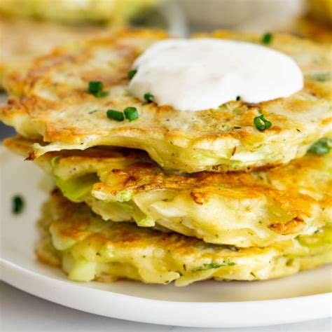 Easy Cabbage Fritters With Garlicky Dip Babaganosh