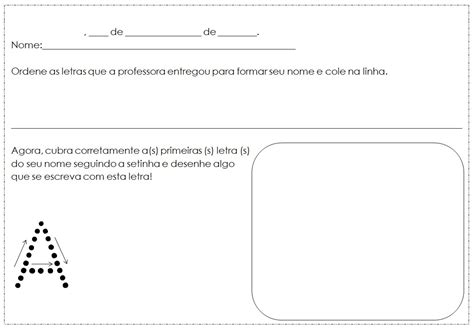 Coisinhas Da Tia Poli Atividade De Nome E Alfabeto Tra Ado