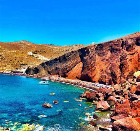 Santorini Guided Island Day Trip With Beach Visit Getyourguide