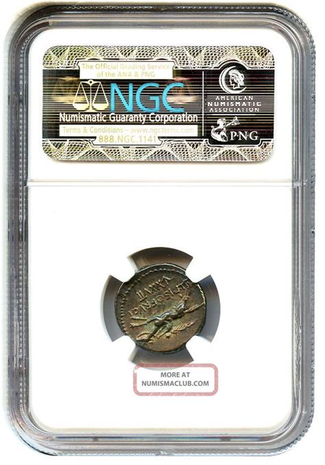 90 Bc L C Piso Frugi Ar Denarius Ngc Ch Xf Star Ancient Roman