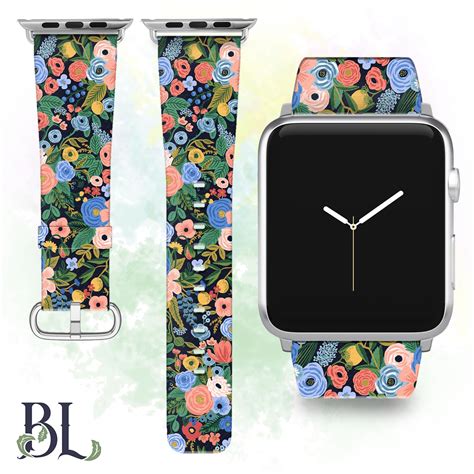 Floral Apple Watch Band Flowers 38mm 40mm 42mm 44mm Vintage Etsy