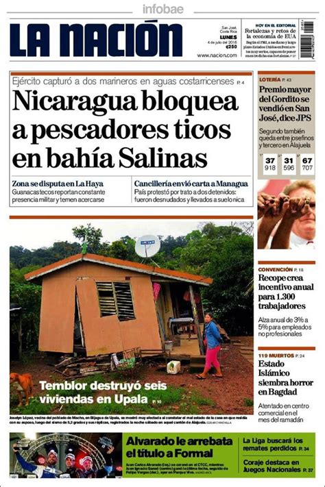 La Nación Costa Rica Lunes 4 De Julio De 2016 Infobae