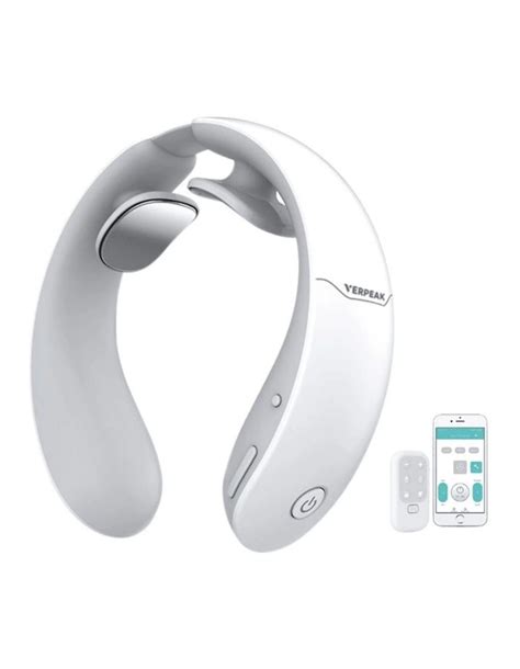 VERPEAK Deep Tissue Neck Massager With Heat In White | MYER