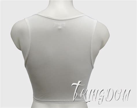 Model 811 Invisible Zipper Half Length Style Breast Binder