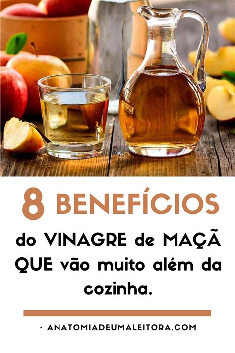 O vinagre de maçã é rico em polifenóis que são poderosos antioxidantes