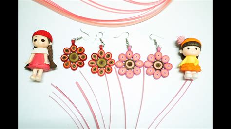 D I Y Quilling Paper Earring Ep Mommam