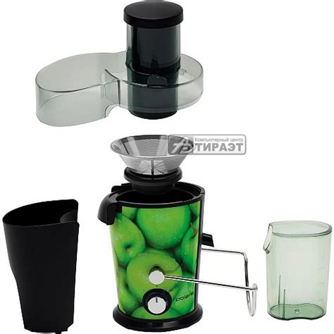 Соковыжималка Polaris PEA 1031 Apple (центробежная, 1000Вт, 2 скор ...