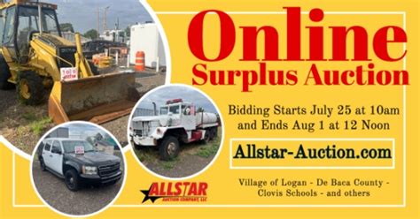 Allstar Auction Co Llc Auction Catalog 2023 Surplus Equipment