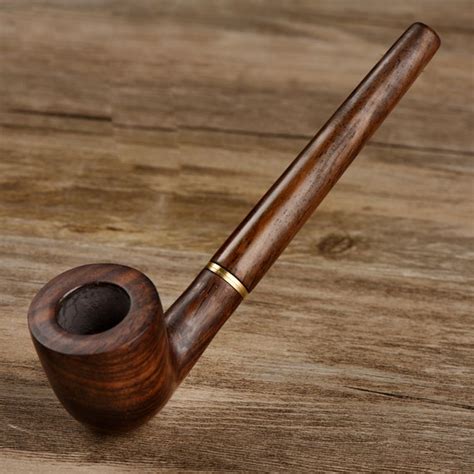 Churchwarden Tobacco Pipe Handmade Wood Pipe Wood Stem Natural Etsy