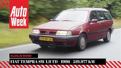 Fiat Tempra Sw Td Km Klokje Rond Youtube