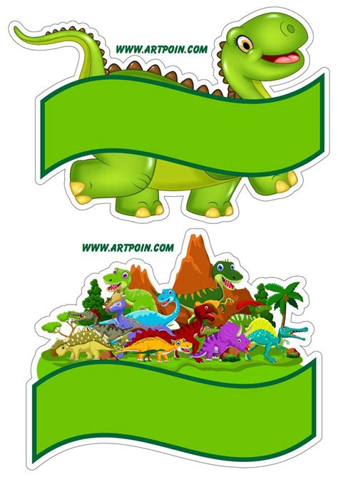 Topo De Bolo Bolo Dinossauros Desenhos Simples Png Festa De