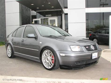 2004 Volkswagen Jetta Gls 18t Sedan Platinum Grey Metallic Color Silver Wheels Volkswagen