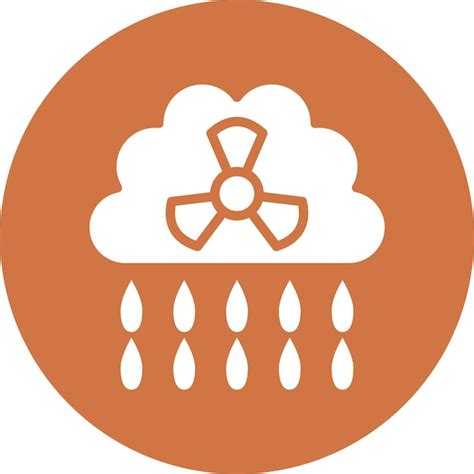 Premium Vector Acid Rain Icon Style