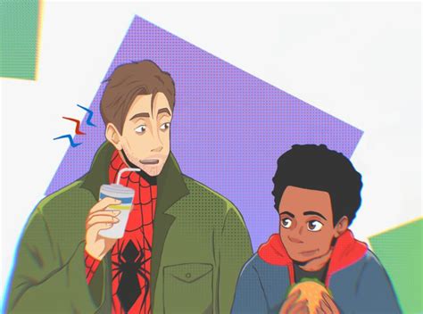 Spider Verse Peter Parker × Miles Morales