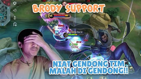 NIAT AWAL MAU GENDONG TIM MALAH DI GENDONG JADI BRODY SUPPORT SAMPAI