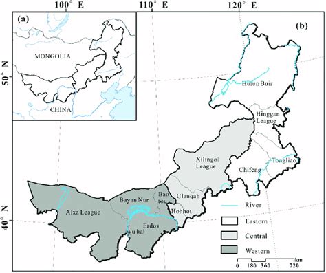 Location And Administrative Divisions Of The Study Area A Location