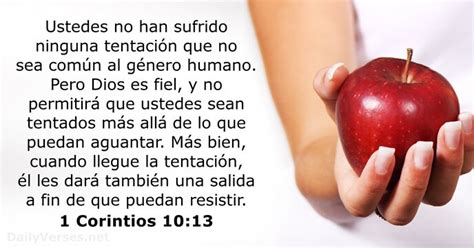 1 Corintios 10 13 Versículo de la Biblia DailyVerses net