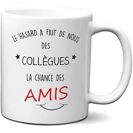 Mug Humour Coll Gue Tasse Message Dr Le Amiti Id E Cadeau Original