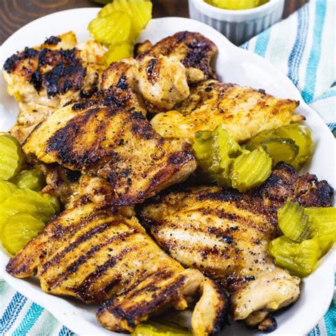 Pickle-Brined Grilled Chicken - Spicy Southern Kitchen