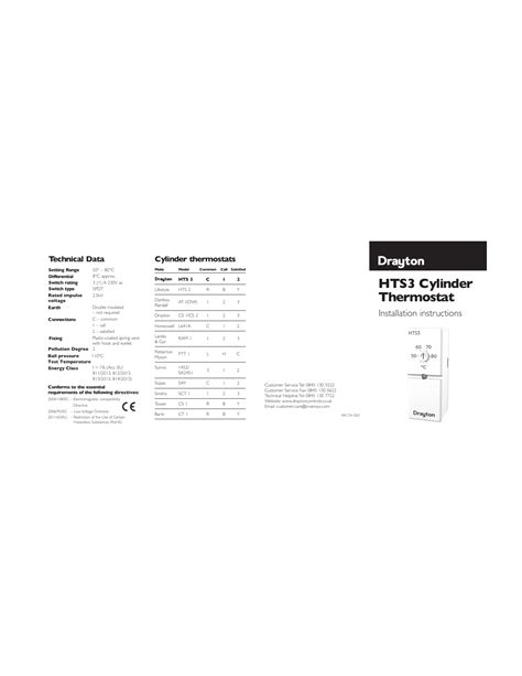 Drayton Cylinder Thermostat Wiring Diagram - Wiring Diagram