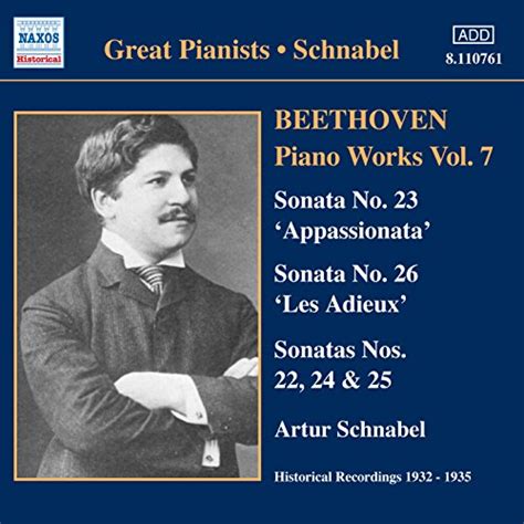 Beethoven Piano Sonatas Nos Schnabel By Artur