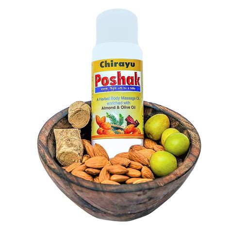 Chirayu Poshak Pharmaceuticals Poshak Herbal Massage Oil 200ml Health And Personal Care