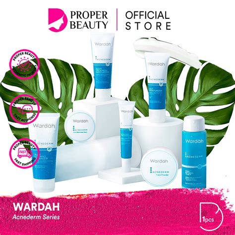 Jual WARDAH Acnederm Series Indonesia Facial Wash Face Scrub Micellar